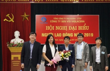 Công ty Sen vòi Viglacera tổ chức Hội nghị người lao động năm 2019 và Đánh giá kết quả thực hiện SXKD năm 2018